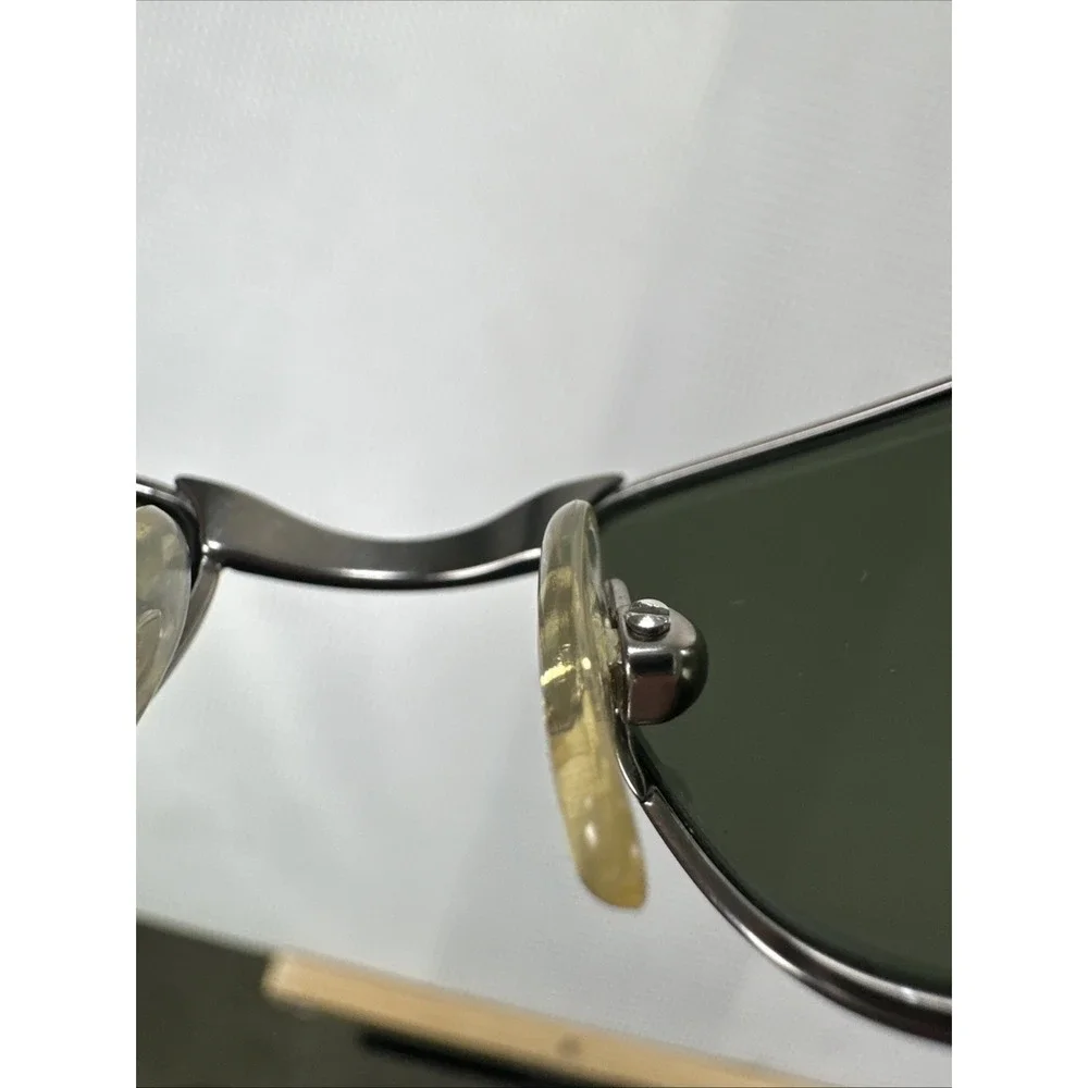 Ray-Ban RB3190 Flight Sunglasses Matte Silver G-15 Mirror Lenses 58 18 Italy
